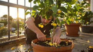 Citronnier qui ne donne rien : enterrez ce déchet de cuisine au pied, il peut le couvrir de fruits