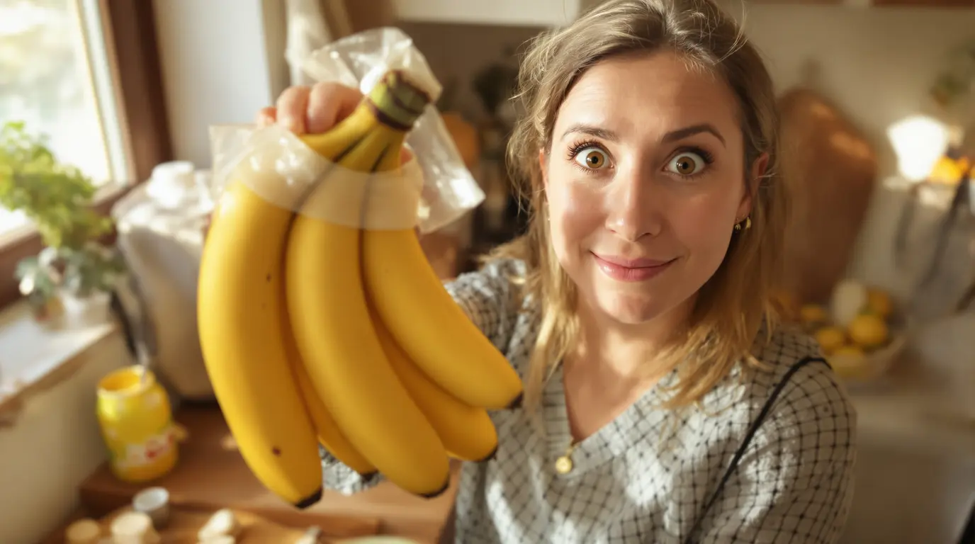 « Elles ne noircissent plus » : mon astuce toute simple pour garder vos bananes bien fraîches très longtemps « Elles ne noircissent plus » : mon astuce toute simple pour garder vos bananes bien fraîches très longtemps