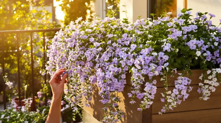 Scaevola en jardinière : une avalanche de fleurs pendant 7 mois, voici pourquoi elle séduit
